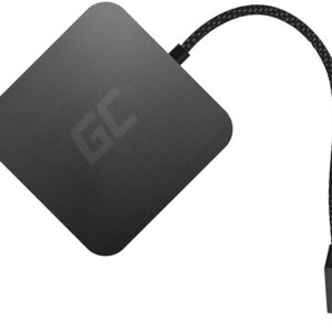 Hub USB 6w1 Green Cell USB-C AK61