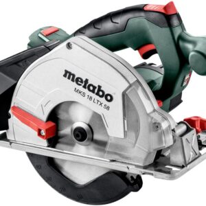Akumulatorowa ręczna pilarka tarczowa do cięcia metalu Metabo MKS 18 LTX 58