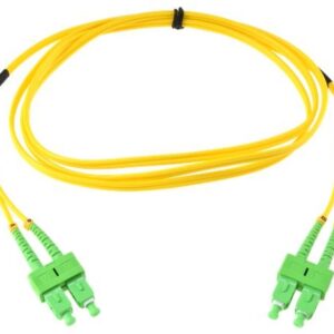 PATCHCORD ŚWIATŁOWODOWY SM 1,5M DUPLEX 9/125, SC/APC-SC/APC
