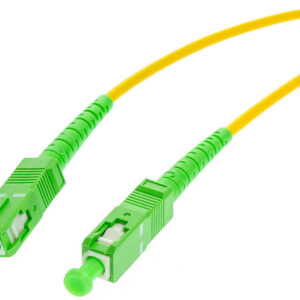 PATCHCORD ŚWIATŁOWODOWY SM 2M SIMPLEX 9/125, SC/APC-SC/APC 3MM