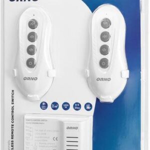 BEZPRZEWODOWY STEROWNIK OŚWIETLENIA ORNO OR-GB-448 2 piloty