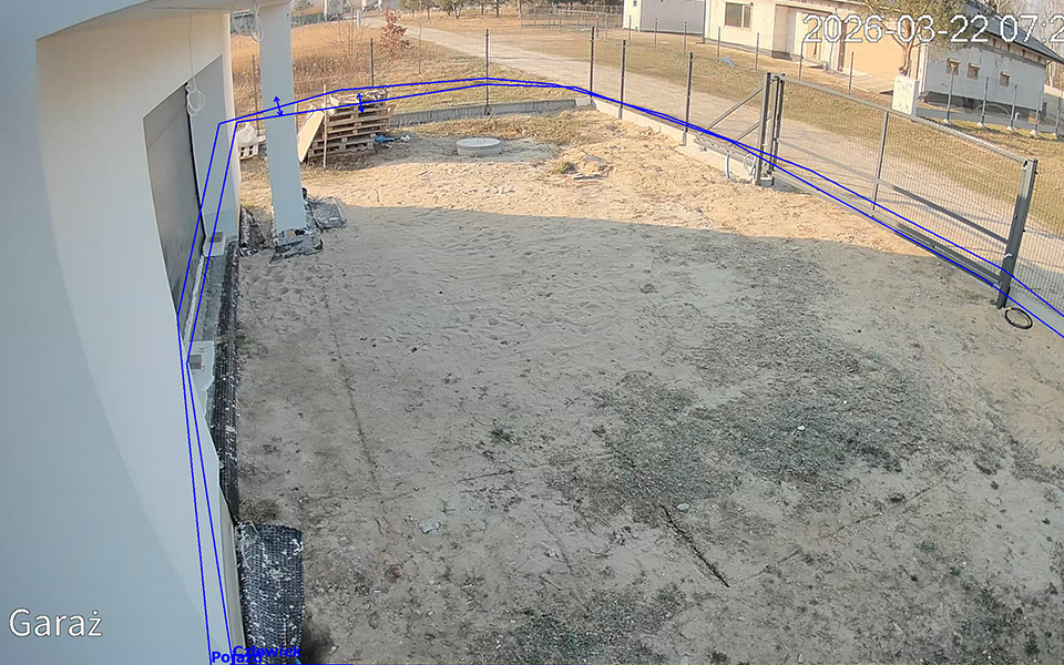 Kamera AI z detekcją — Jabłonna